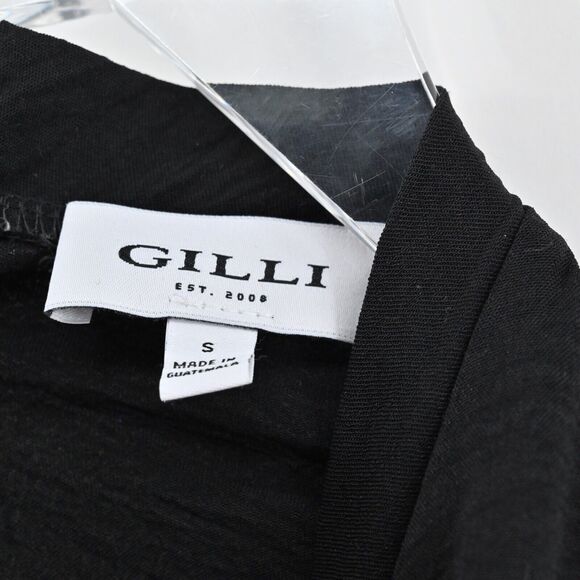GILLI Jumpsuit Womens Size S Black Sleeveless Mock Neck Drawstring Waist Jogger‎ - Picture 8 of 14